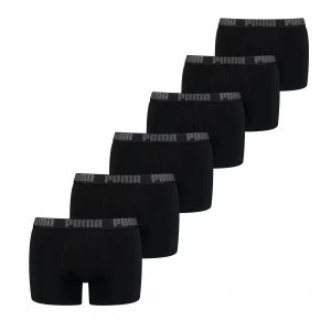 Image of PUMA Basic Mens Boxers 6 Pack, Black, size X Large, Clothing