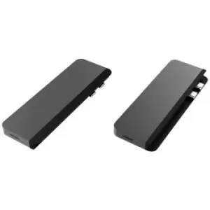 Image of HYPER HD28C-GRAY USB-C docking station Compatible with: Apple USB-C powered