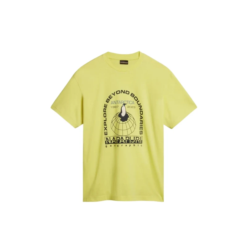 Image of T-Shirt Napapijri Hill Jaune Male S
