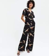 image of Yumi Black Floral Jumpsuit - 8