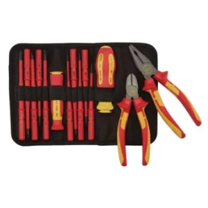 Image of Draper XP1000 VDE Slimline Interchangeable Screwdriver and Pliers Set (14 Piece)