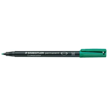 image of 317 Lumocolor Permanent Pen 1.0MM Medium Tip - Green (Pack-10)