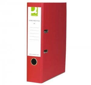 Image of Q Connect Lach File Pprbkd A4 Red - 10 Pack