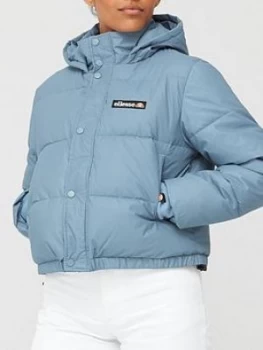 Image of Ellesse Monolis Padded Jacket - Blue, Size 8, Women