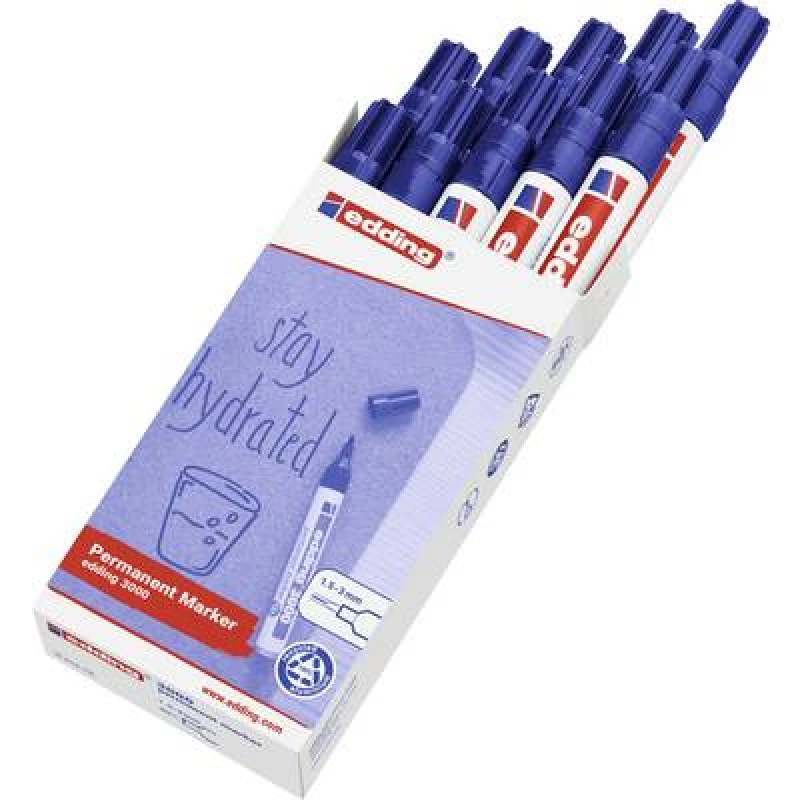 Image of Edding Edding e3000 4-3000003 Permanent marker Blue waterproof: Yes 4-3000003