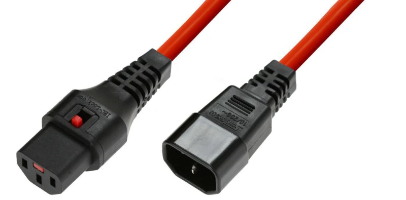 Image of Microconnect Powercord C13 IEC Lock - C14