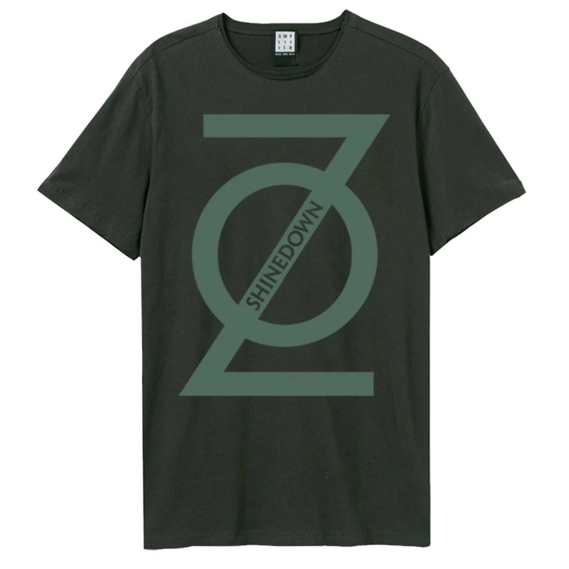 Image of Amplified Amplified Men Zo Shinedown T-Shirt in Charcoal Size: Small Charcoal S Male 5063470014668