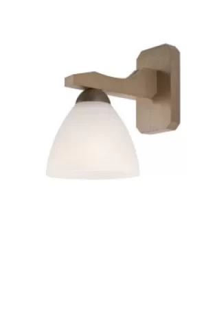 Image of Adriano Dome Wall Light, Glass Shade, Sonoma, 1x E27