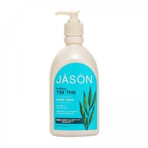 image of Jason Tea Tree Purifying Hand Soap Pump 473ml