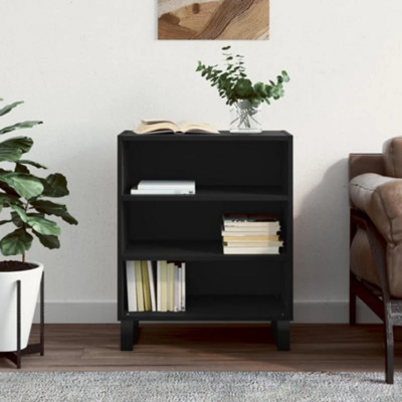 Image of VIDAXL Sideboard Black 57x35x70cm Engineered Wood Vidaxl 8720845907440