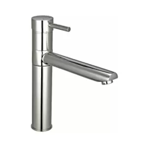 image of Reginox Brushed Nickle Single Lever Kitchen Mixer Tap - Hudson BN