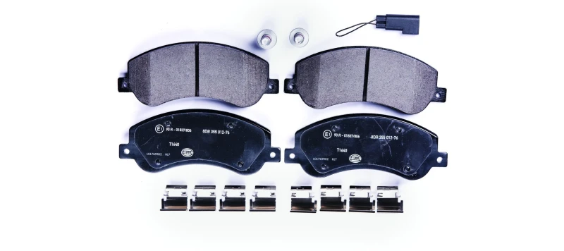 Image of HELLA Brake pad set HELLA 8DB 355 012-761