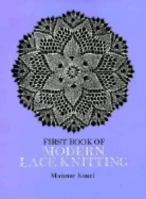 Image of first book of modern lace knitting