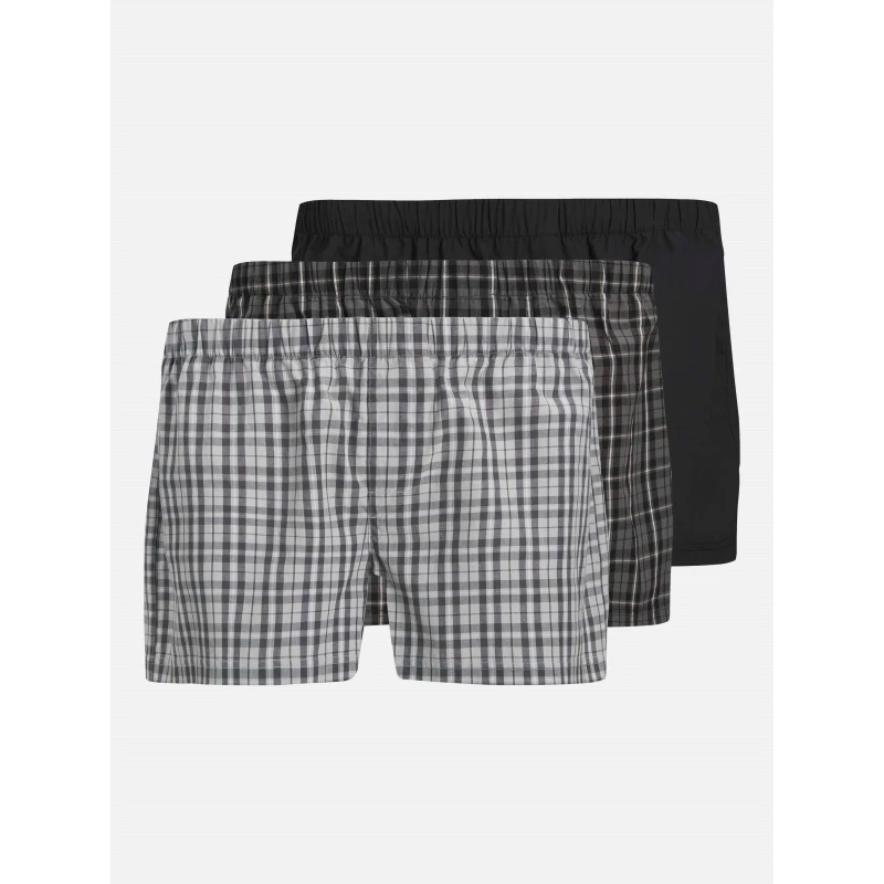 Image of Jack and Jones 3-pack Milano Woven Boxers Mens Poppy Seed male 2X Large