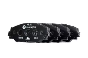 Image of ATE Brake pad set TOYOTA 13.0460-5766.2 0446542140,0446542150,0446542180 0446542190
