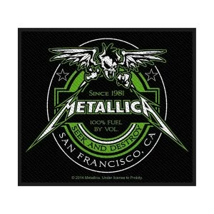 image of Metallica - Beer Label Standard Patch