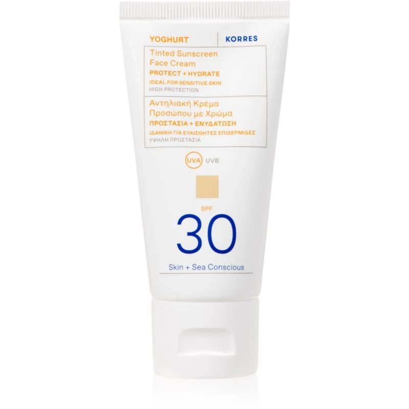 Image of Korres Yoghurt Tinted Face Spf30 50ml Multi unisex