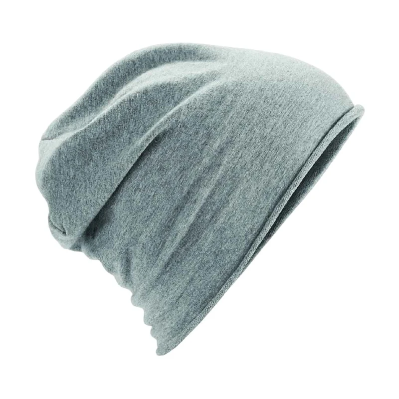 Image of Beechfield Beechfield Men Jersey Beanie in Grey Grey One Size Male 5063470449613