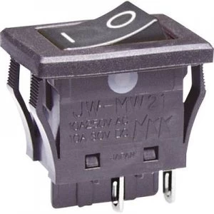 Image of NKK Switches Toggle switch JWMW21RA1A 250 V AC 10 A 2 x OffOn latch