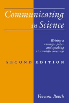Image of Communicating in Science by Vernon Booth Book