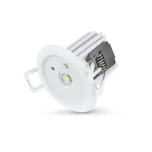 image of JCC 3.5W Emergency Downlight IP20 6000K 110lm White Non-maintained - JC110002