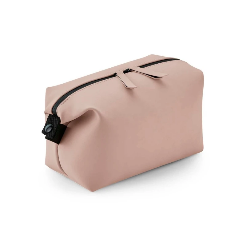 Image of Bagbase Mens Matte PU Accessory Bag in Light Pink Light Pink Male One Size