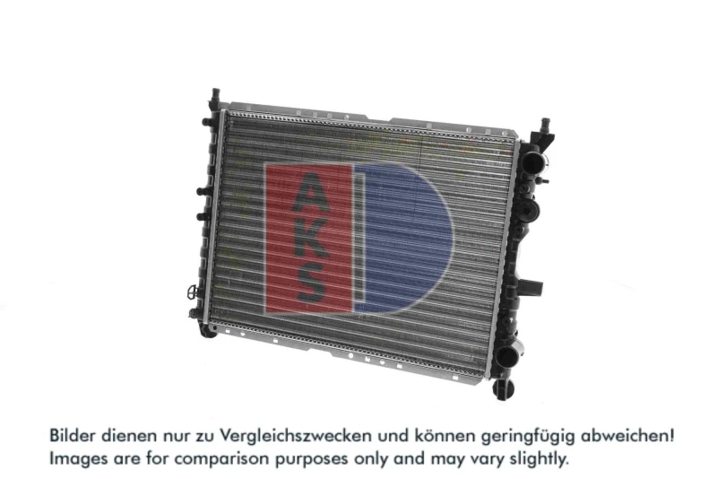 Image of AKS DASIS 080340N Engine radiator Aluminium, Mechanically jointed cooling fins Radiator,engine cooling (470)