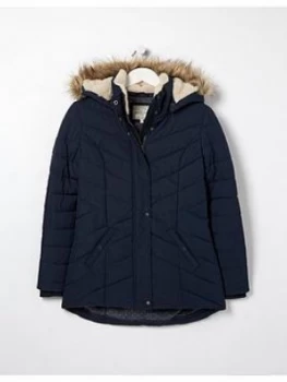 Image of Fatface Laure Padded Jacket - Navy