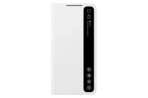 Image of Samsung Galaxy S21 FE Smart Clear View Cover in White