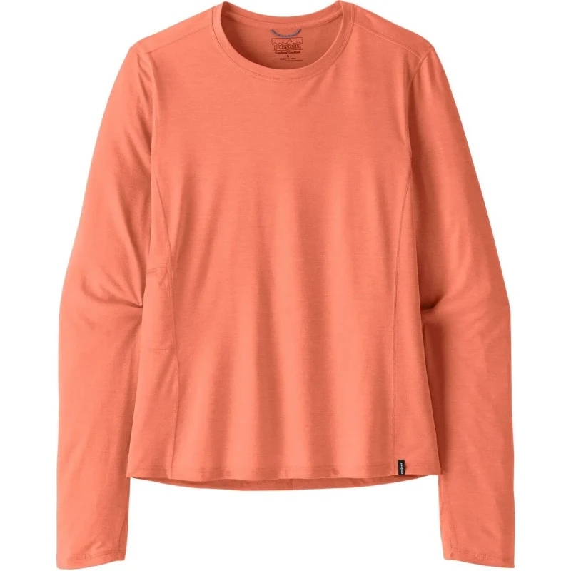Image of Womens long sleeve T-Shirt Patagonia Cap Cool Sun Orange Female S