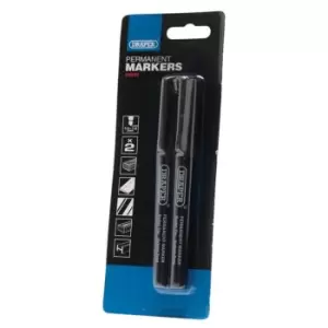 Image of Draper Marker Pens, Black (Pack of 2)