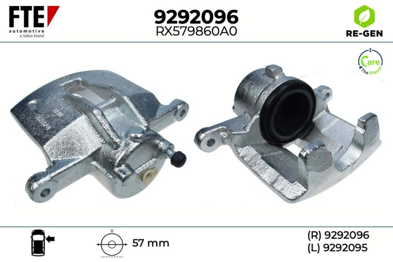 Image of Brake caliper FTE 9292096