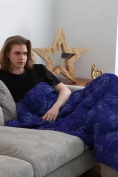 Image of Gaming Remote Print Weighted Blanket