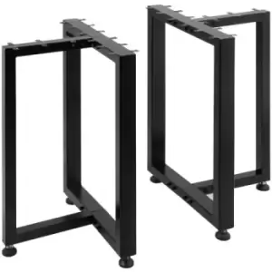 Image of VEVOR 2PCS Metal Table Legs, T- Shaped Dining Table Legs 16" Height, Desk Legs Bench Legs Feet DIY Coffee Table Legs, 1763lbs Load Capacity, Steel Tab