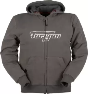 Image of Furygan Luxio Evo Motorcycle Zip Hoodie, grey, Size 3XL, grey, Size 3XL