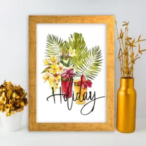 Image of AC573669790 Multicolor Decorative Framed MDF Painting
