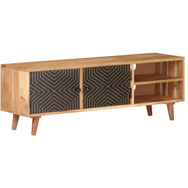 Image of VIDAXL TV Cabinet 115x30x39cm Solid Acacia Wood Vidaxl 8720286201282