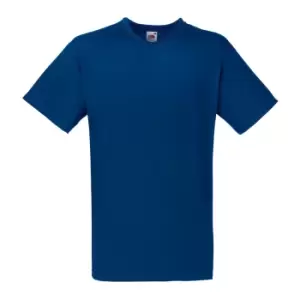 Image of Fruit Of The Loom Mens Valueweight V-Neck, Short Sleeve T-Shirt (M) (Navy)