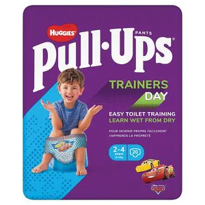 Image of Huggies Pull Ups Trainers Blue 2-4