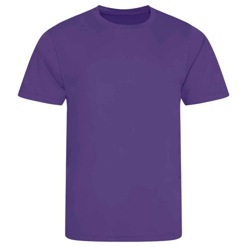 Image of AWDis Cool Mens Smooth T-Shirt in Purple Size: Large Purple Male L