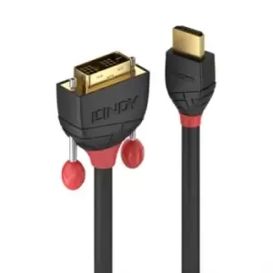 Image of Lindy 36271 video cable adapter HDMI Type A (Standard) DVI Black