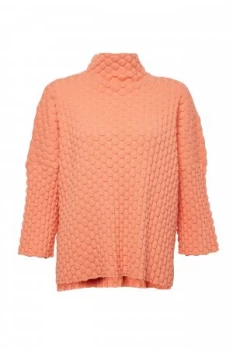 image of French Connection Mona Mozart Oversized Knit Jumper Coral