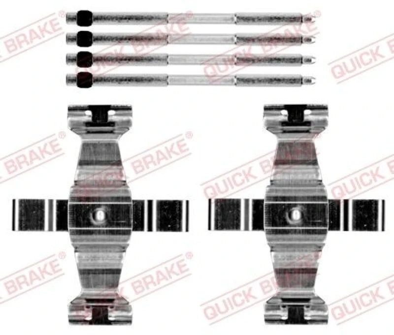 Image of QUICK BRAKE Brake pad fitting kit QUICK BRAKE 109-0171