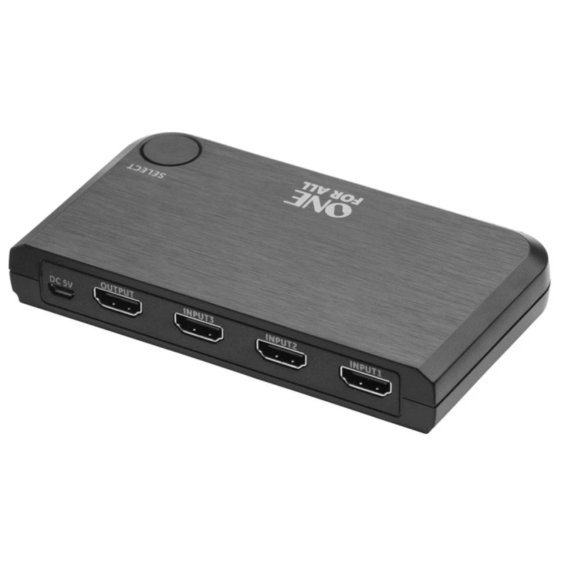 Image of One For All Smart 3-Device HDMI Switch Cables one size Multi 87965499000