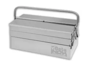 image of Beta Tools C20TSS Stainless Steel 5 Section Cantilever Tool Box 021203001