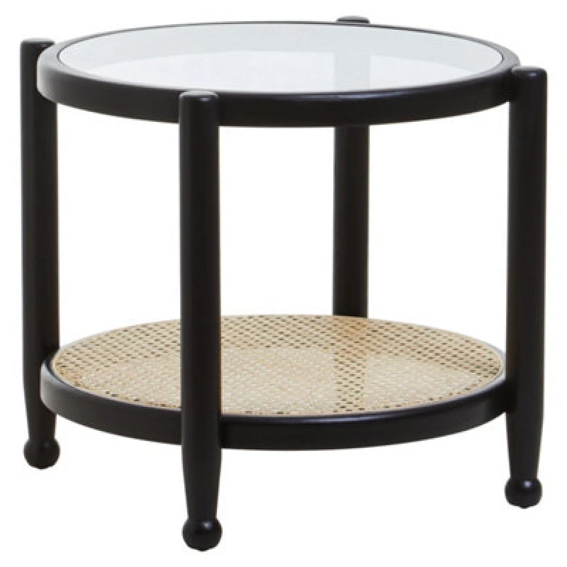 Image of Orsina Cebu Rattan And Glass Side Table
