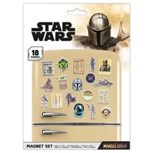 image of Star Wars The Mandalorian Fridge Magnet Set