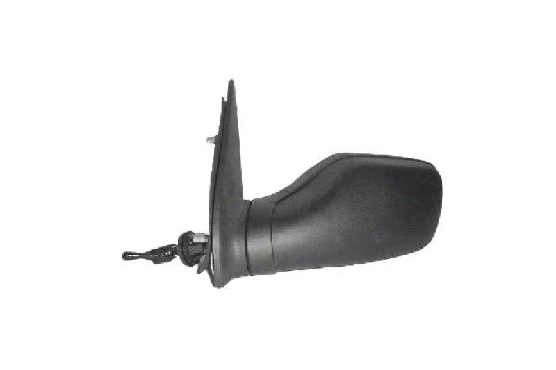 Image of JOHNS 57 06 37-1 Wing mirror Left, black, Convex Outside Mirror (50)