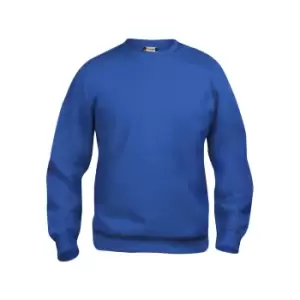 Image of Clique Unisex Adult Basic Round Neck Sweatshirt (XXL) (Royal Blue)