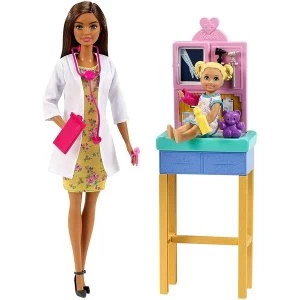 image of Barbie You Can be Anything Pediatrician Playset